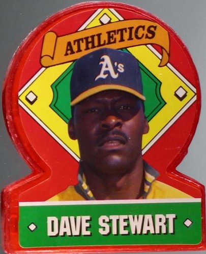 1991 Topps Superstar Standups Candy Collectibles - Dave Stewart #32