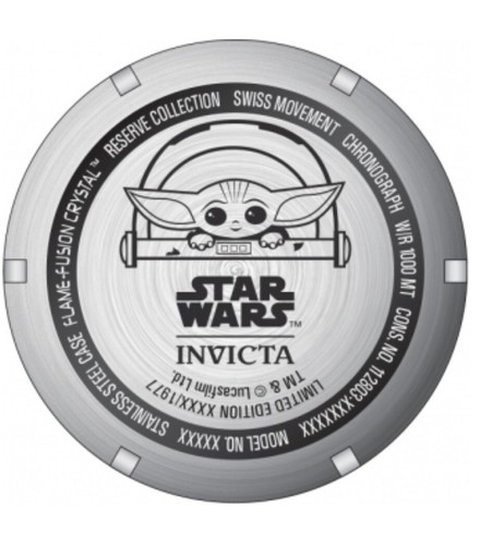 Pre-owned Invicta - Star Wars 228 Grogu Mandalorian - Venom 1000m Baby Yoda Mens Watch