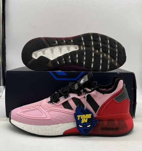 

Adidas x Ninja ZX 2K Boost True Pink White Core Черный Красный FZ0454 Мужской размер, Розовый, adidas ZX 2K