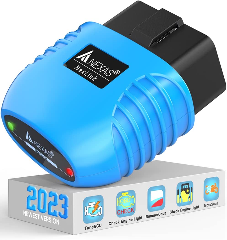 Nexlink Bluetooth 5.0 OBD2 Scanner,Wireless Compatible with Third-Party Apps,Car