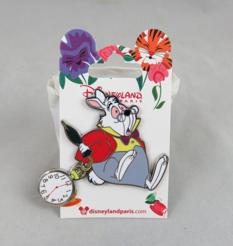 Disney Disneyland Paris DLP Pin - White Rabbit - Running - Alice in Wonderland