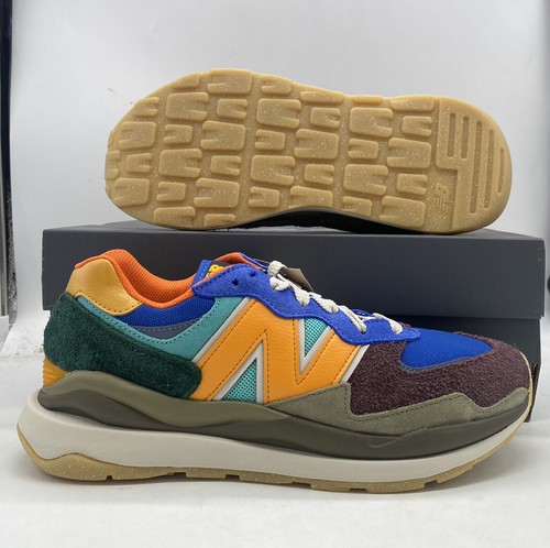 

New Balance 57/40 Тан Зелено-Белые Спортивные Кроссовки M5740TRB Мужские Размер, Бежевый, New Balance 57/40