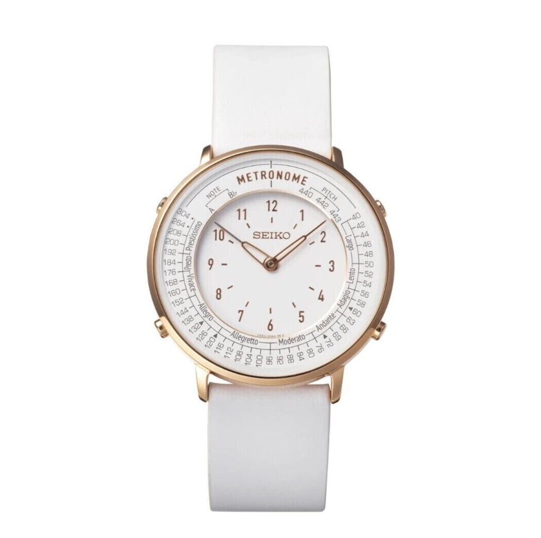 Pre-owned Seiko Metronome Watch Standard Line Color White Smw002a Wristwatch Japan