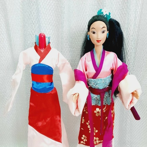 1997 Barbie Disney Mulan Matchmaker / Outfit Heiratsvermittler 90er viel Zubehör