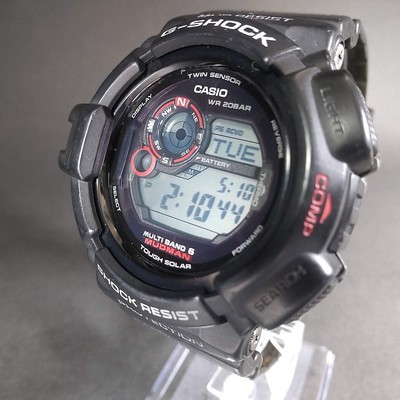 CASIO G Shock GW 9300 1JF Mudman Solar Atomic Radio Compass