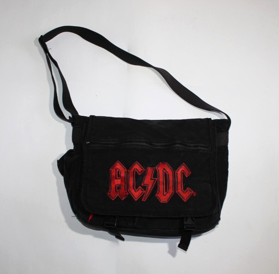Y2K 2006 AC/DC Bag Hard Rock Band Black Messenger Bag | eBay