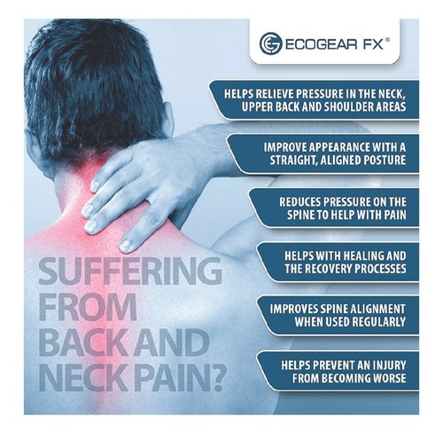 Adjustable Back Posture Corrector by EcoGear FX 