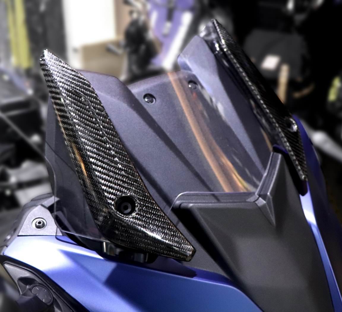 MOS Carbon Fiber Windshield Side Covers for Yamaha TMAX 530 1719 TMAX