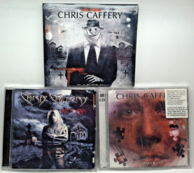 Chris Caffery CD Lot : Faces (2-disc set), WARPED, House of Insanity ~ Savatage
