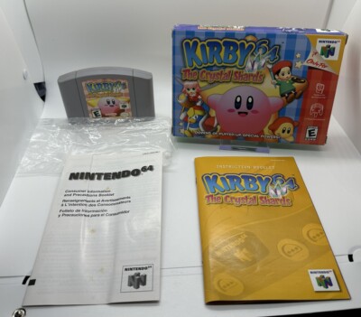 Kirby 64: The Crystal Shards (Nintendo 64, 2000) Box Manual Complete CIB N64