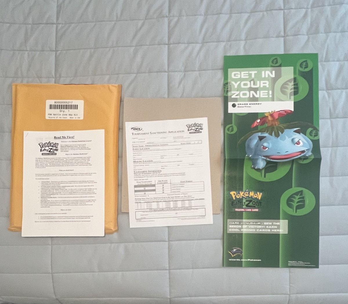 Wizards of the Coast Pokémon Battle Zone Tournament Kit DARK VENASAUR WOTC