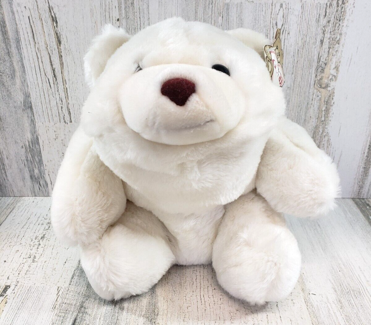 Gund Snuffles Bear 1980 White Vintage Plush