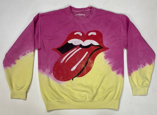 The Rolling Stones Crewneck Sweatshirt Women Small Pink