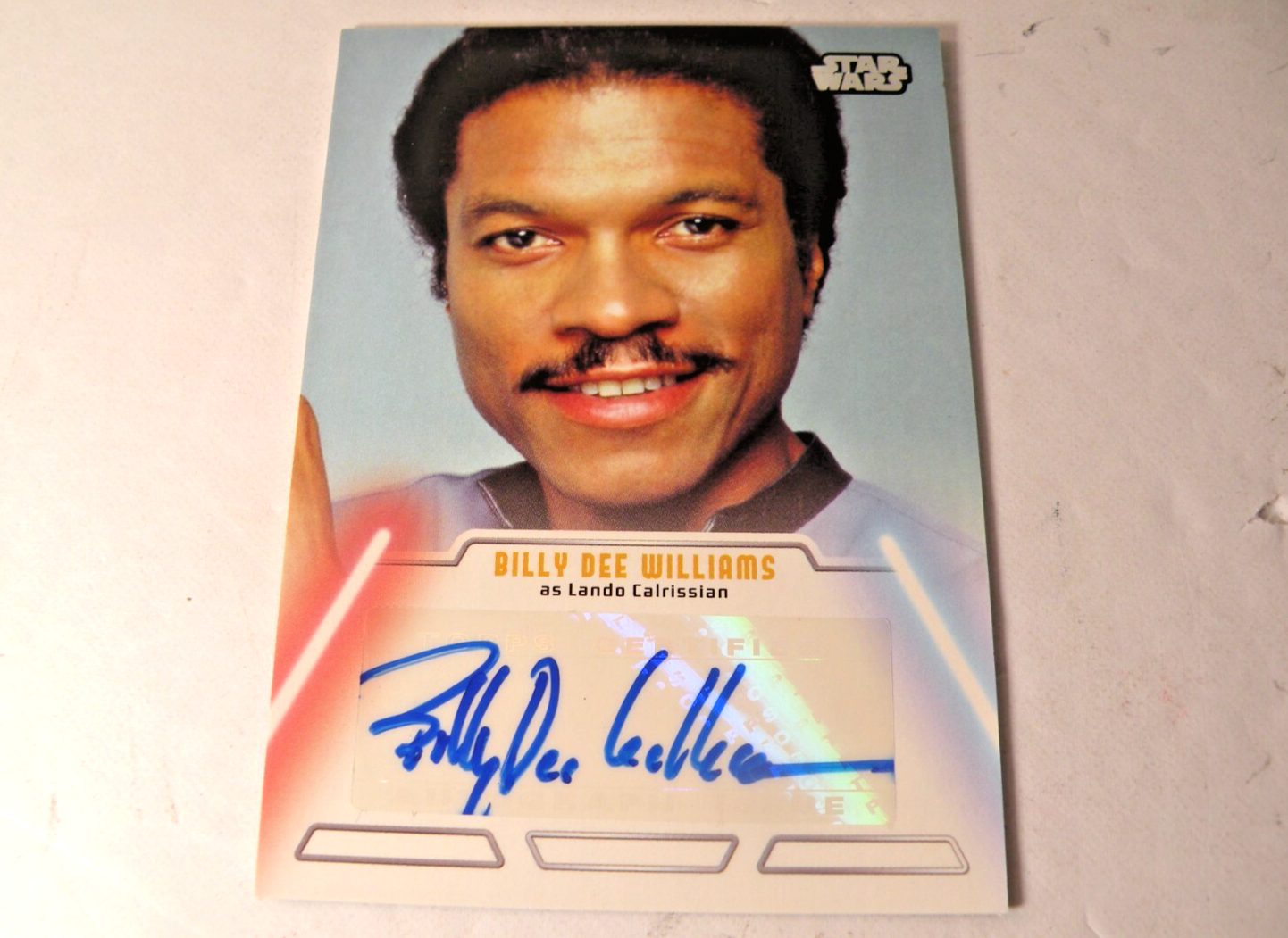 トップス　スターウォーズ　ランド・カルリジアン　ビリー・ディー・ウィリアムズ Billy Dee Williams Lando Calaissian 2017 Topps Star Wars