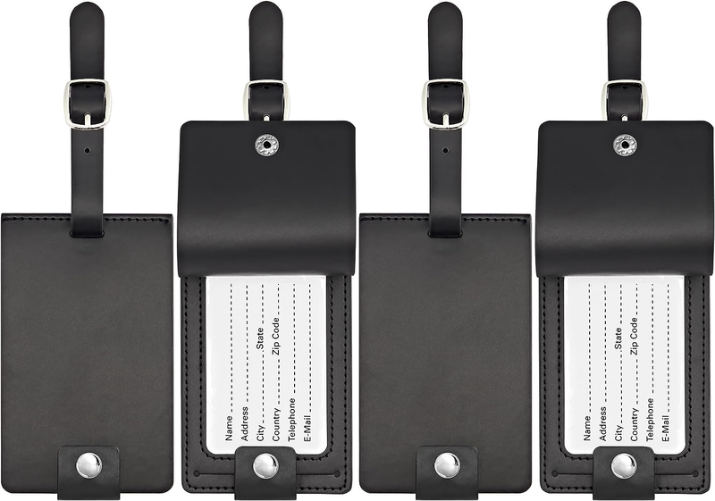 Tags With Privacy Covers (4 Pack)