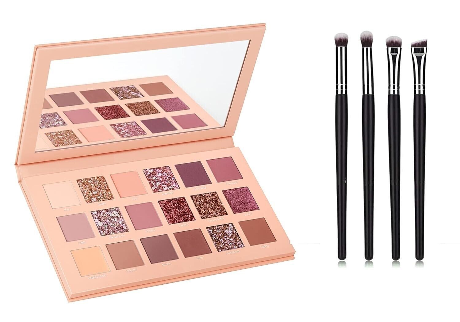 HUDA CRUSH BEAUTY Eyeshadow Palette with Brush Set Combo