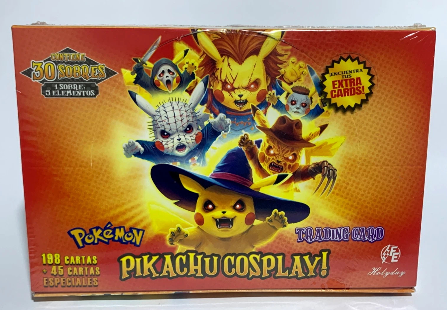 2025 BOX POKEMON PIKACHU COSPLAY FE Trading Cards - 30 Packs Peru