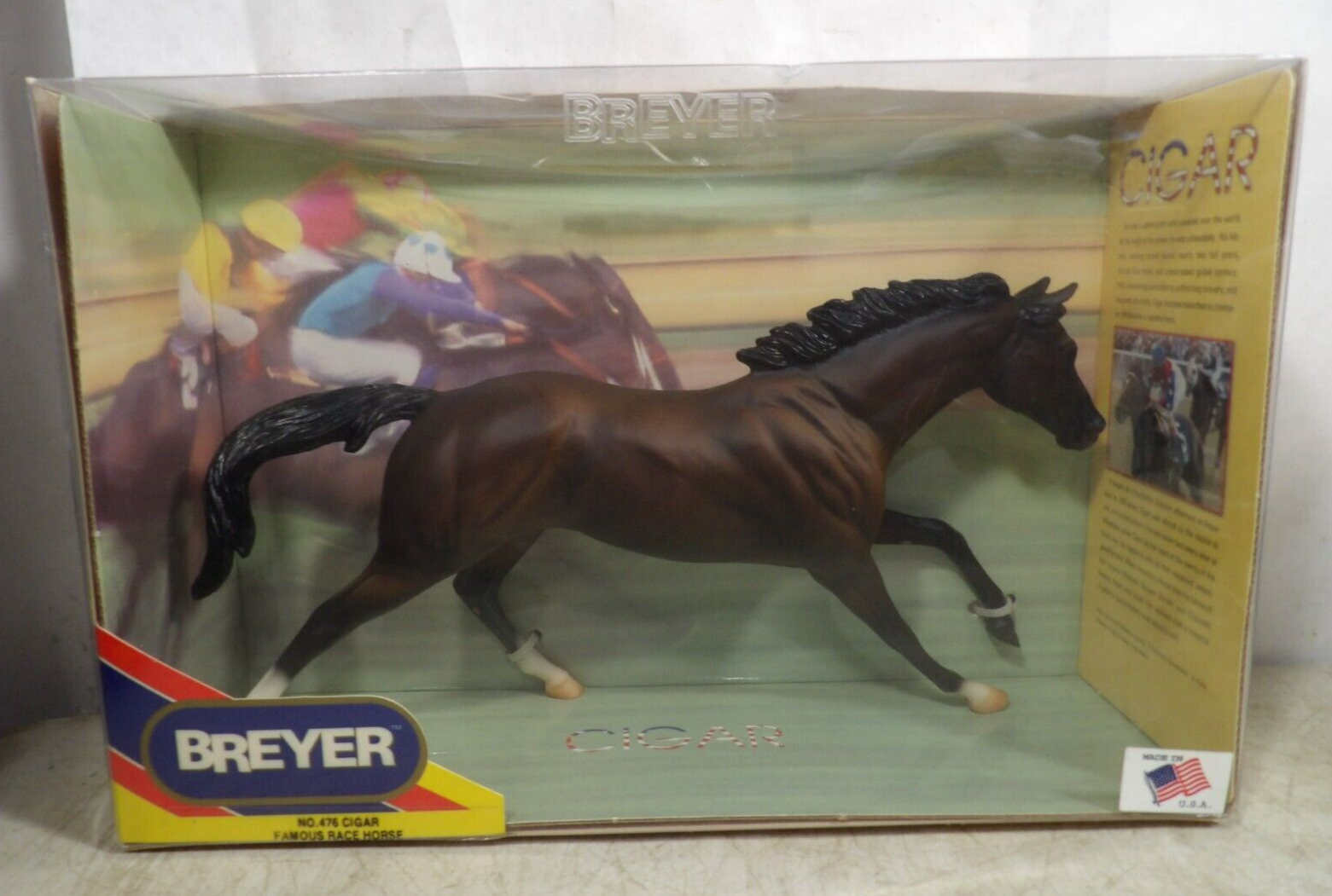馬　BREYER REEVES NO.476 cigar Breyer 476 Cigar Famous Thoroughbred Racehorse Model Horse