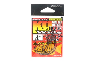 Decoy Worm 25KG Wide Gap Offset Worm Hooks Size 1 (3422)