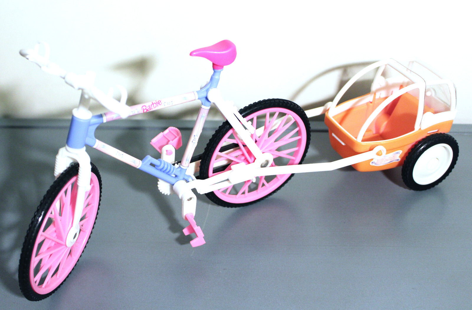 Vintage 1998 Barbie & Kelly Bikin' Fun Bike and Trailer | eBay