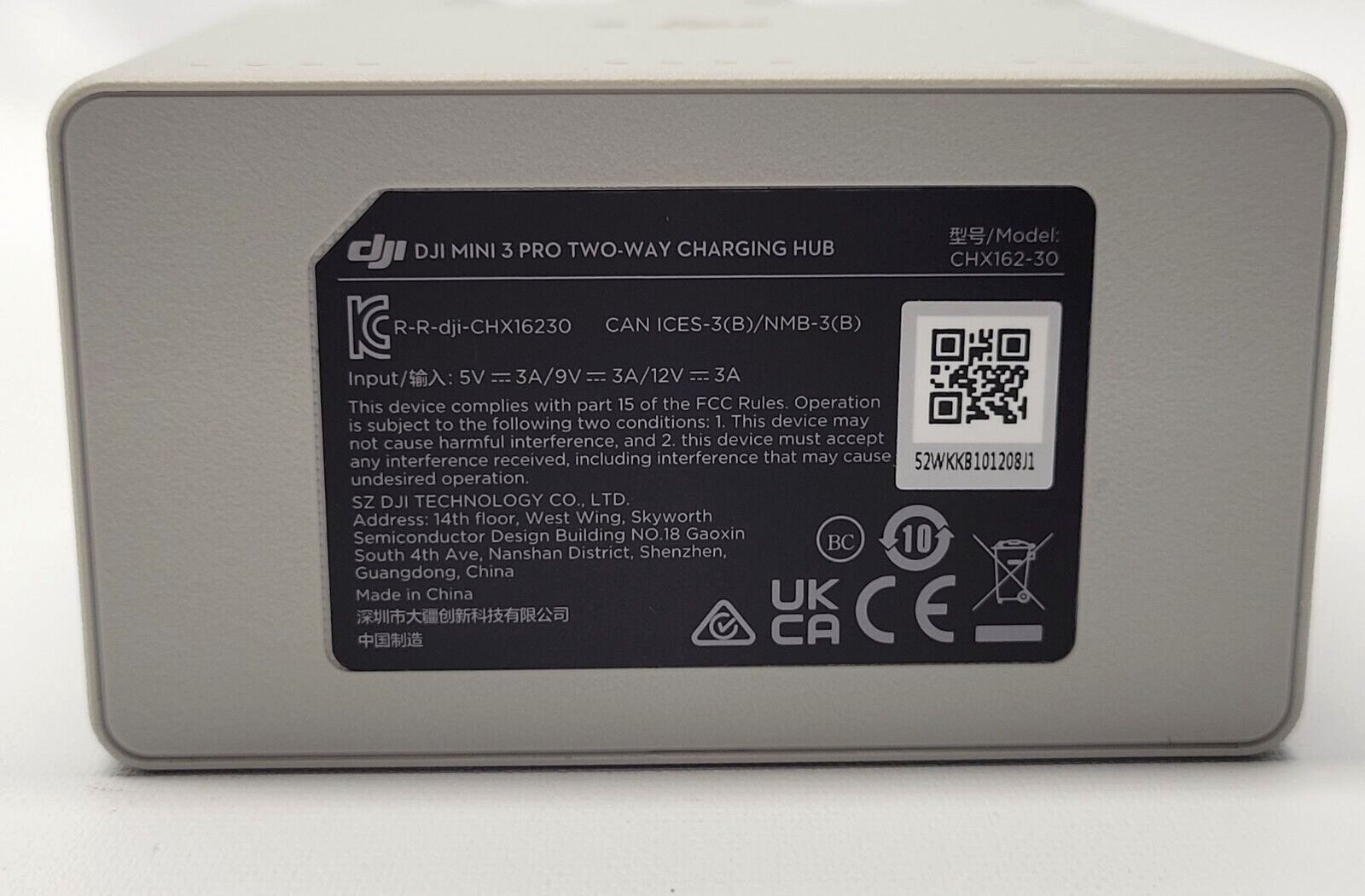 Original Genuine DJI Mini 3 Pro Two-Way Battery Charging Hub CHX162-30