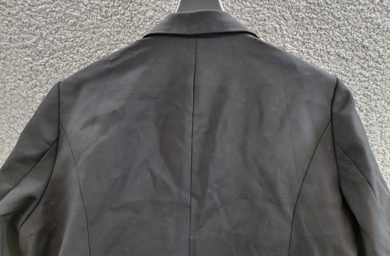 Good American The Boss 2.0 Double Breasted Blazer Women's 2 Black Button Front - Picture 17 of 20