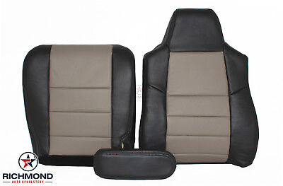 2005 Ford Excursion Eddie Bauer -Driver Side Complete Leather Seat Covers 2-Tone