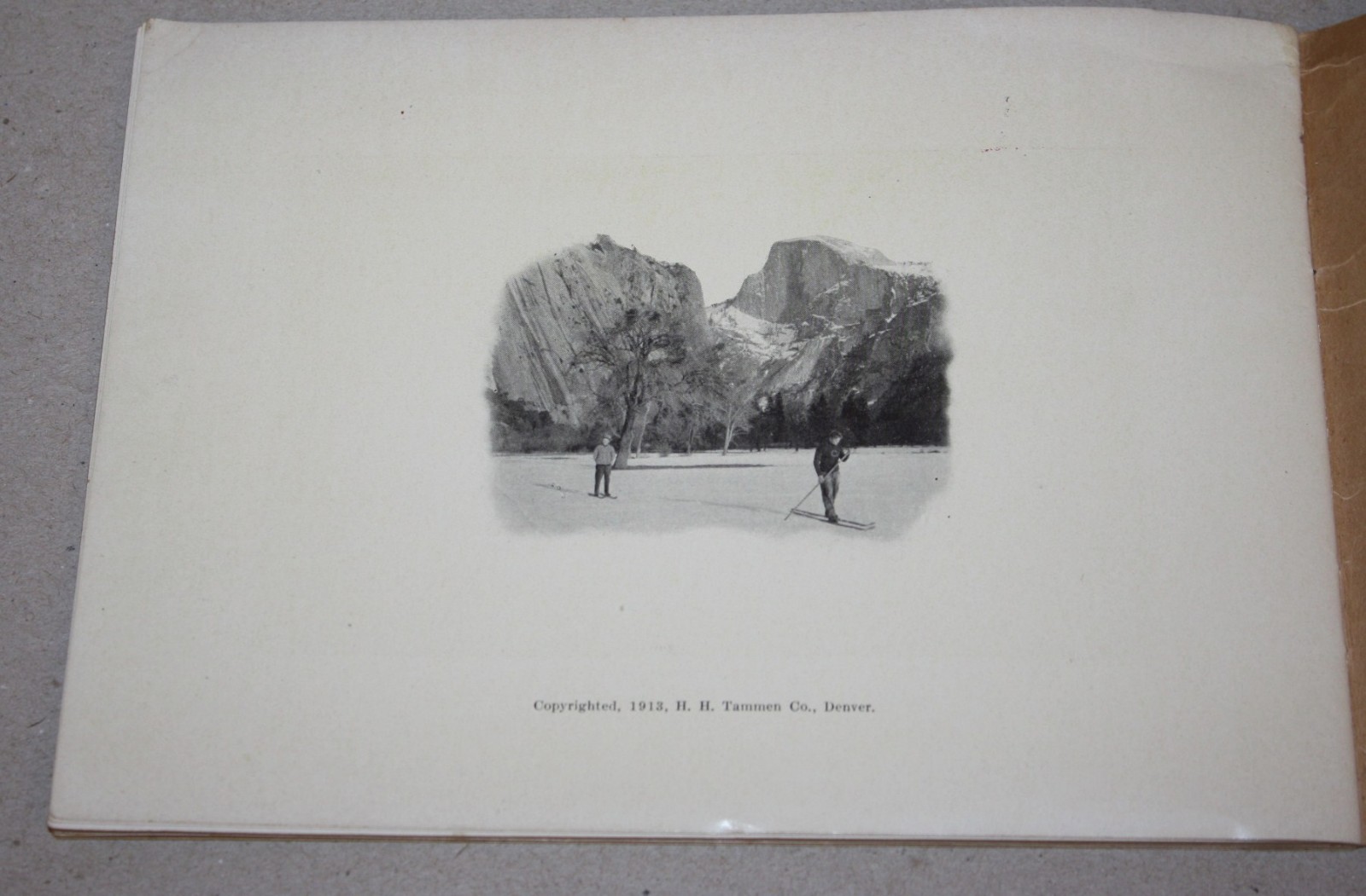 Vtg Wonders of Yosemite A Descriptive View Book in Colors 1913 H.H. Tammen Rare