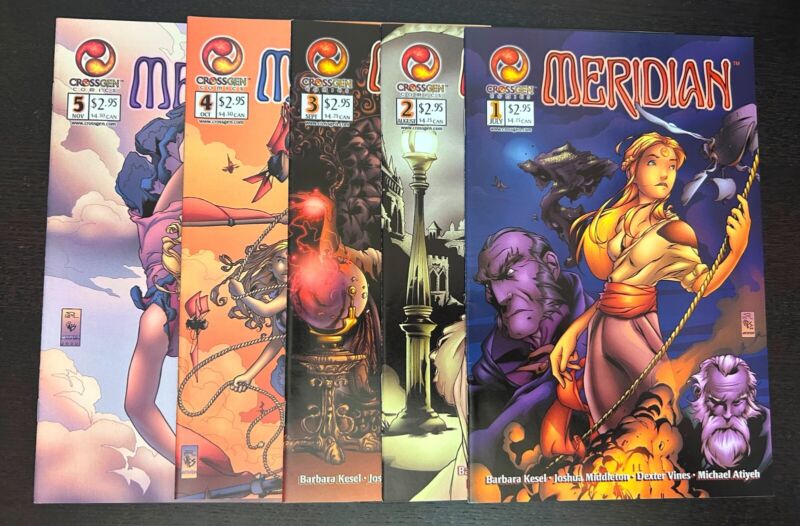 Meridian #1-44 (Crossgen Comics 2000) -- #1 2 3 4 5 6 7 8 9 To 44 -- Full Set
