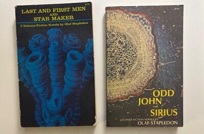 Olaf Stapledon star maker last first man odd sirius lot paperback vintage