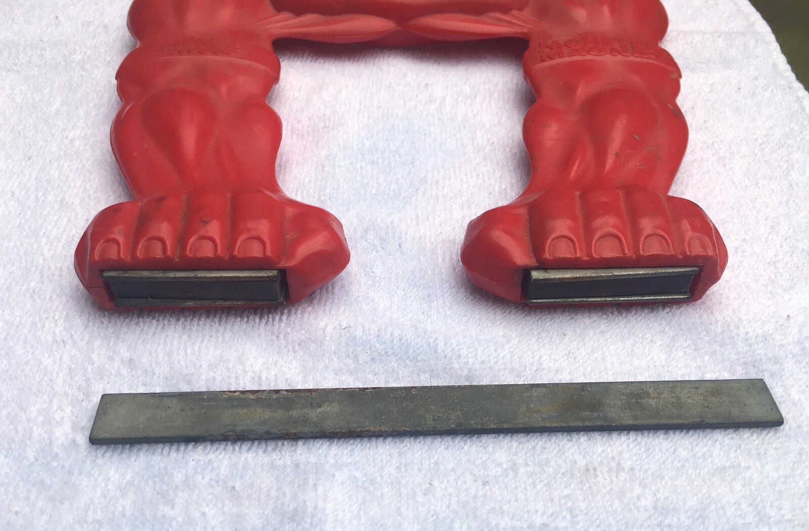 Vintage Wham-O Monster Magnet Red Plastic Genie 1960s