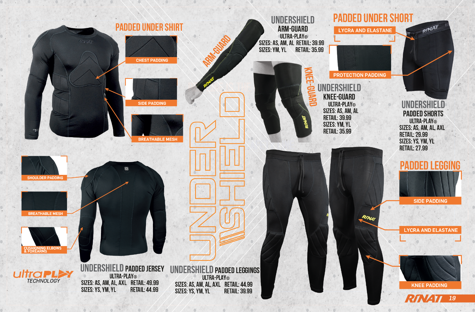 ⚽️Rinat Goalkeeper UnderShield Padded Compression Leggings🥅