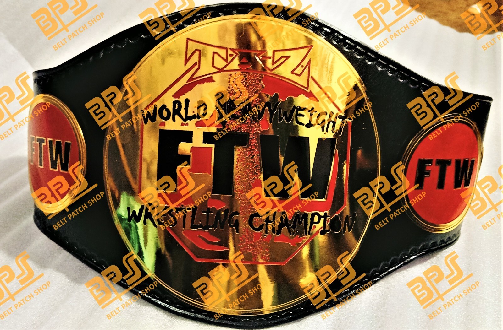 TAZ FTW World Heavyweight Wrestling Champion Title Belt 4mm