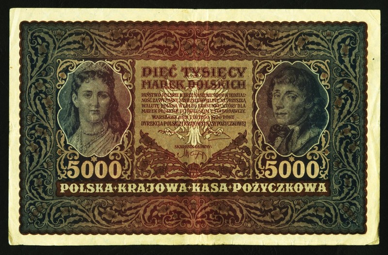 Polen. 5000 Marek Polskich 1920. 31.