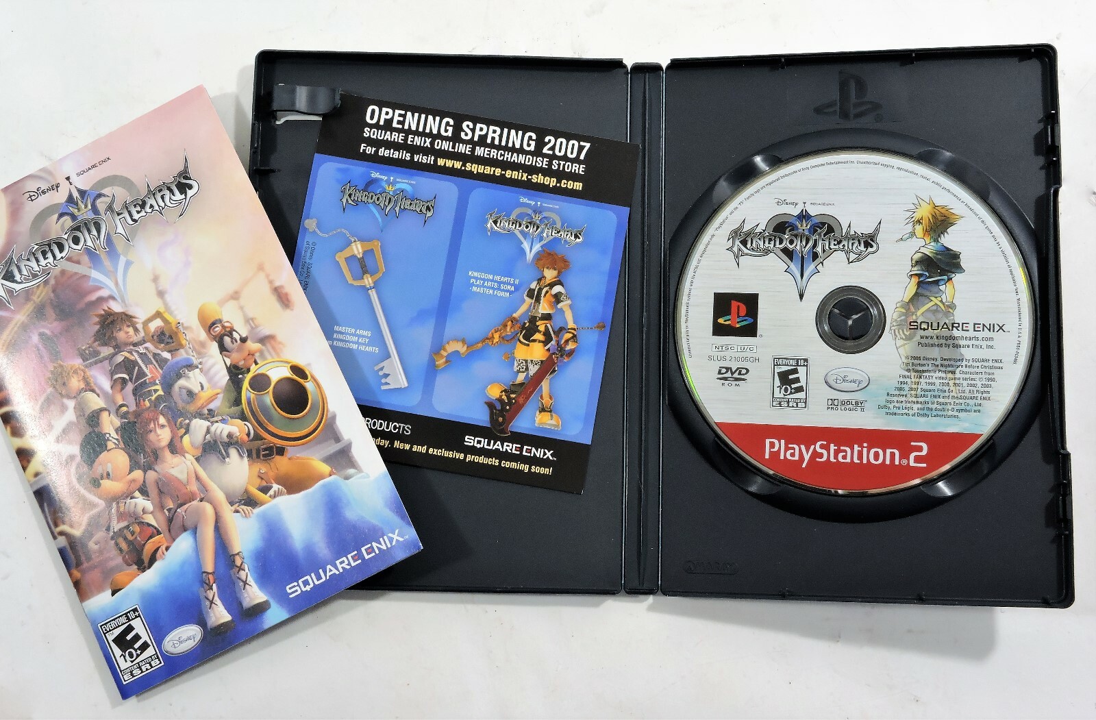 Kingdom Hearts 2 (Sony PlayStation 2, 2006) PS2 Complete in