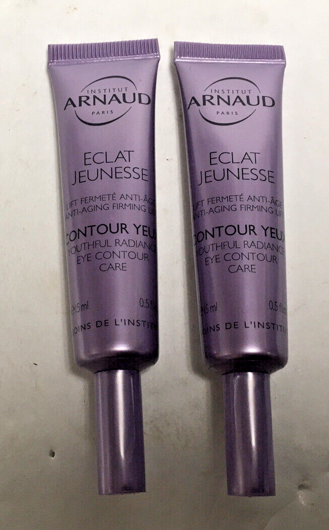 Lot of 2~Institut Arnaud Eclat Jeunesse Eye Contour Care 0.5 oz each France