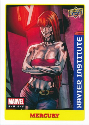 48 MERCURY 2020 2021 Upper Deck Marvel Ages X-MEN STICKER