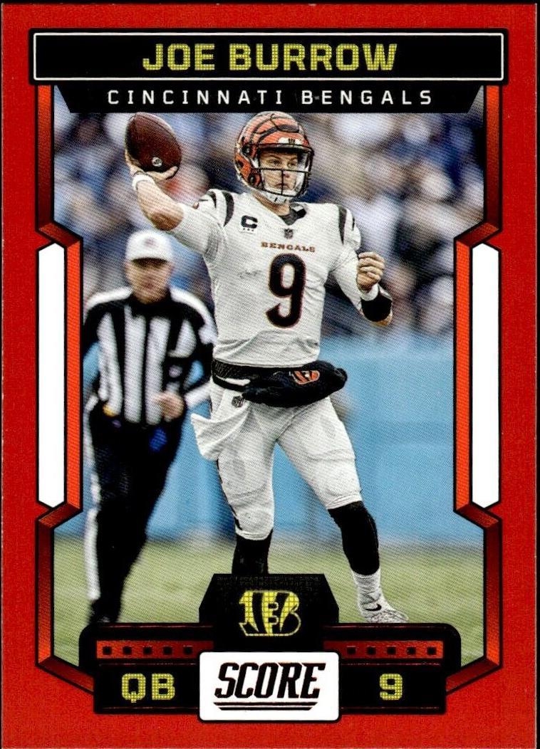 2023 Score - Joe Burrow #196 Red for sale online | eBay