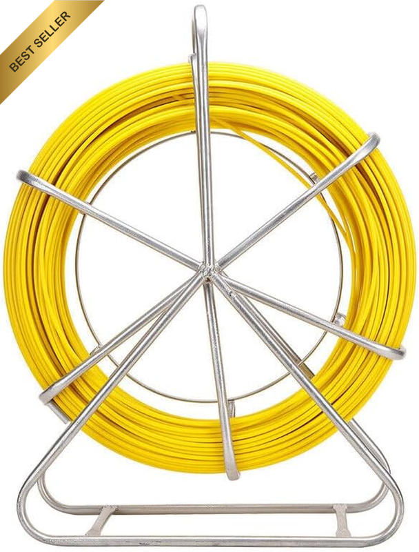 130M Fiberglass Fish Tape Wire Cable Puller Rodder Reel