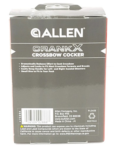 Allen Crank-X Crossbow Cocker 7569 Mechanical Advantage Left or Right Handed