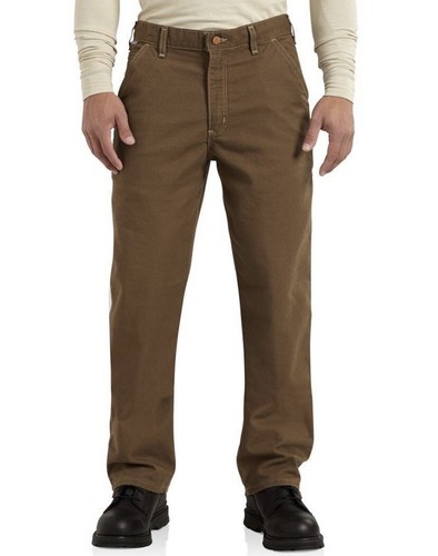Carhartt FR Washed Duck Work Dungaree Brown 100791-246 Pants