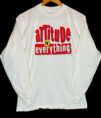 Vintage 90s Attitude Is Everything Maxine T Shirt Sassy Hallmark Mean Girl Sz L