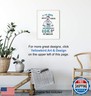 Manly Bathroom Decor Art Print - Typography Wall Art Poster - Unique Funny Home Decoration for Bath - Gift for Men with Beards - 8x10 Photo Unframed