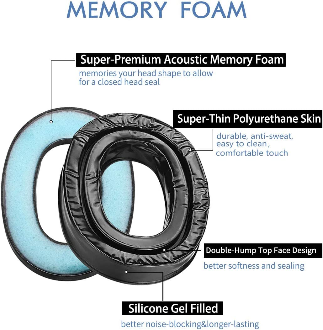 CentralSound Replacement GEL Ear Pads Cushions UPGRADED for 3M PELTOR Headsets 3