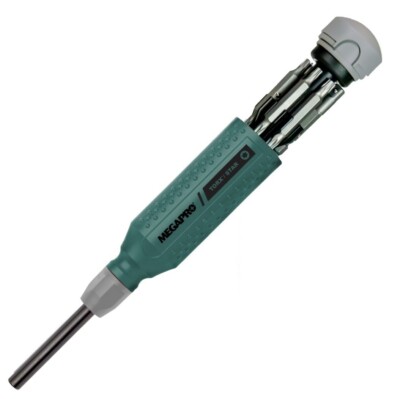 Megapro Torx Star Screwdriver 15 in 1 Multi Bit T5-T30 Made in USA 151TORX