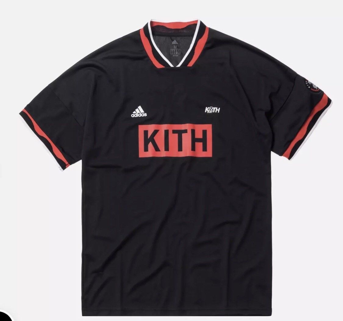 adidas KITH サッカーシャツ S ダークパープル Kith x Adidas Soccer Match Jersey - Navy - Small - Cobras