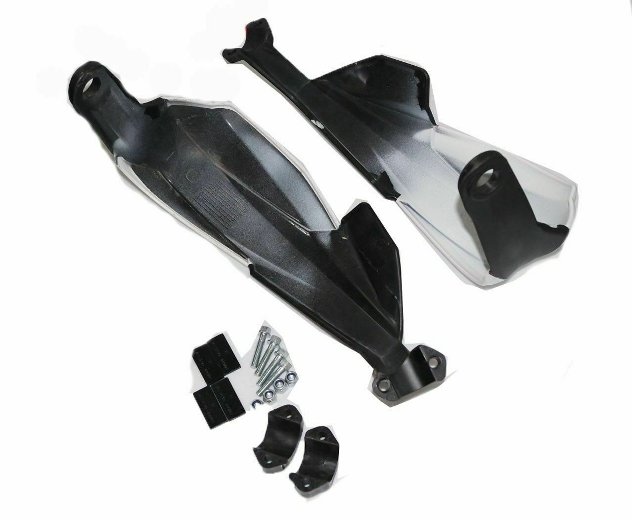 Nos Custom Painted Genuine Handlebar Hand Guard Set Black White Fits For KTM 