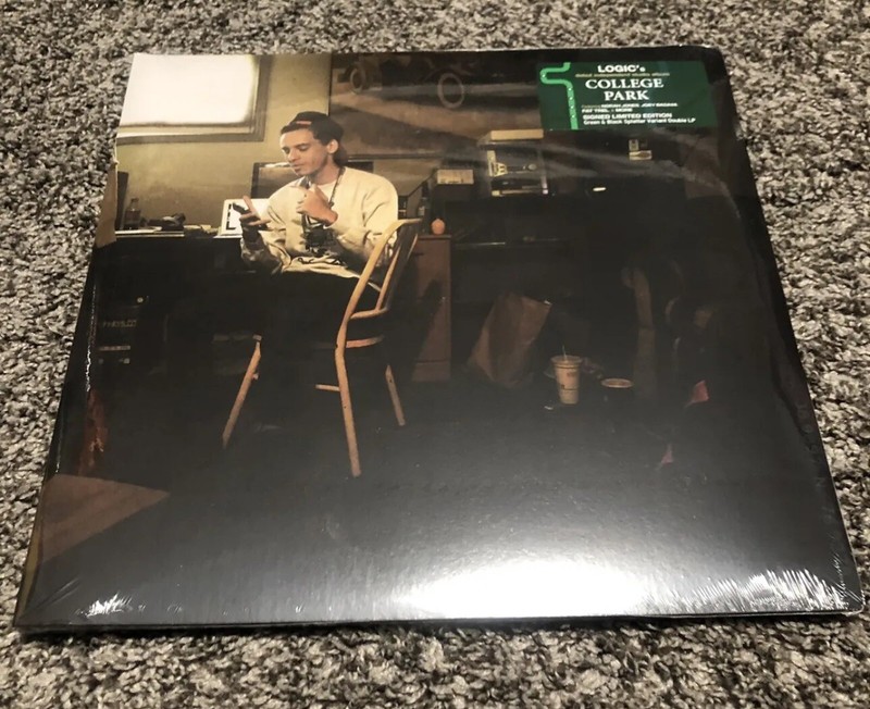 Logic College Park LP SIGNED Vinyl Limited Edition /2000 Green