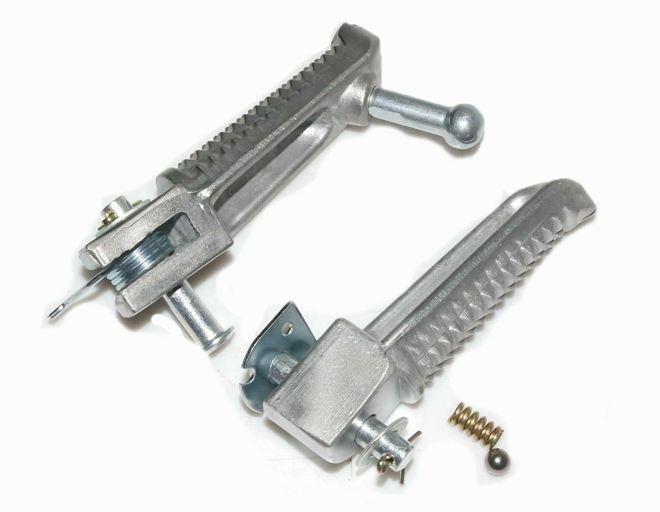 Front RH & LH Footrest Foot Pegs Assembly Set For Yamaha FZ Motorcycles  