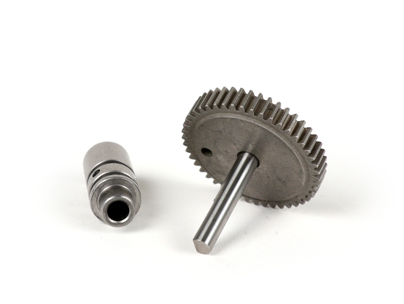 Vespa Autolube Oil Pump Drive Cog Gear & Shaft PX PE T5  
